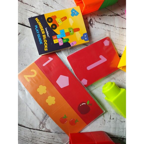 battat Locbloc number blocks building blocks 90 Blocks Inclided - Picture 6 of 8